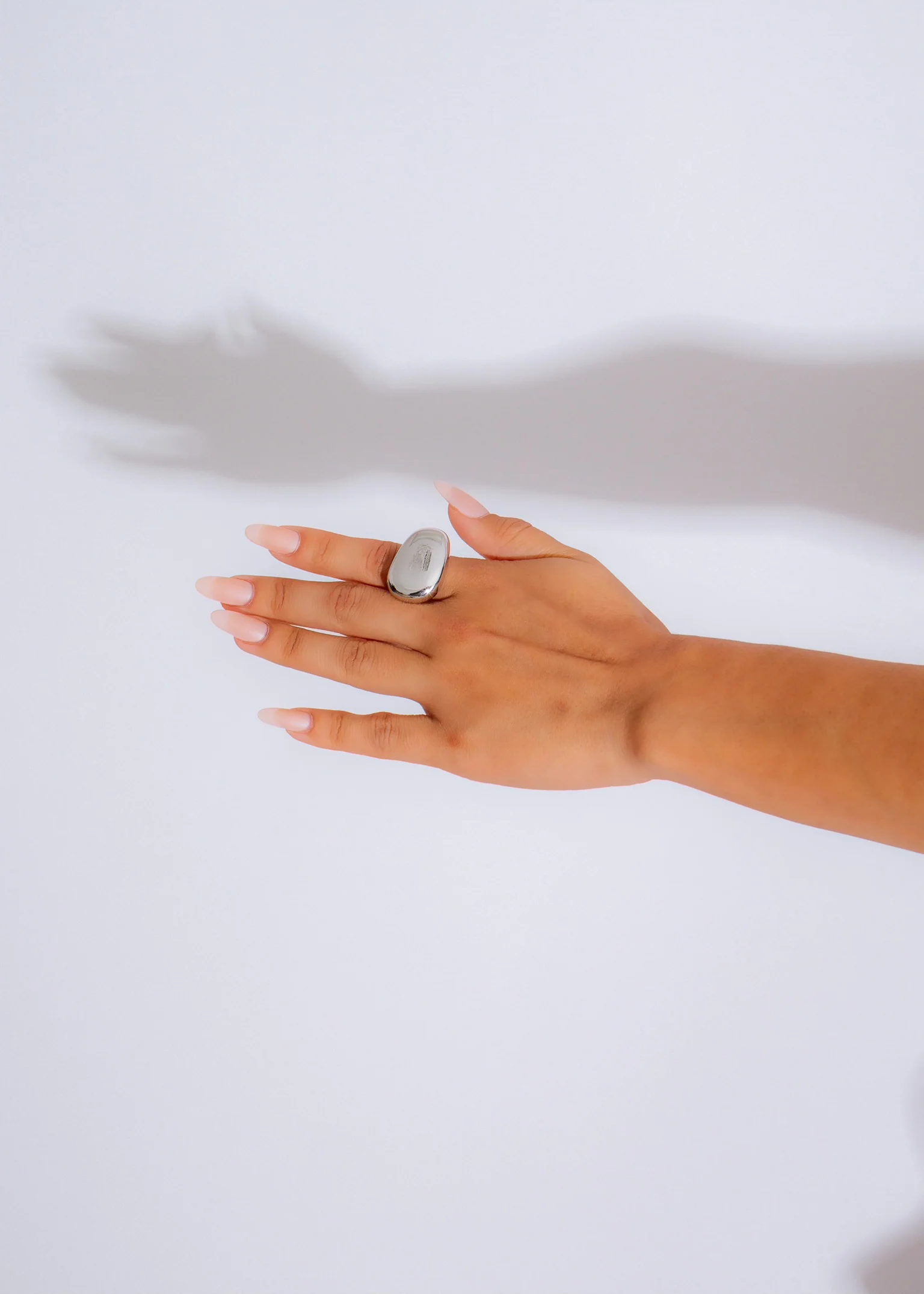 Eclipse Dome Ring Silver - Image 2