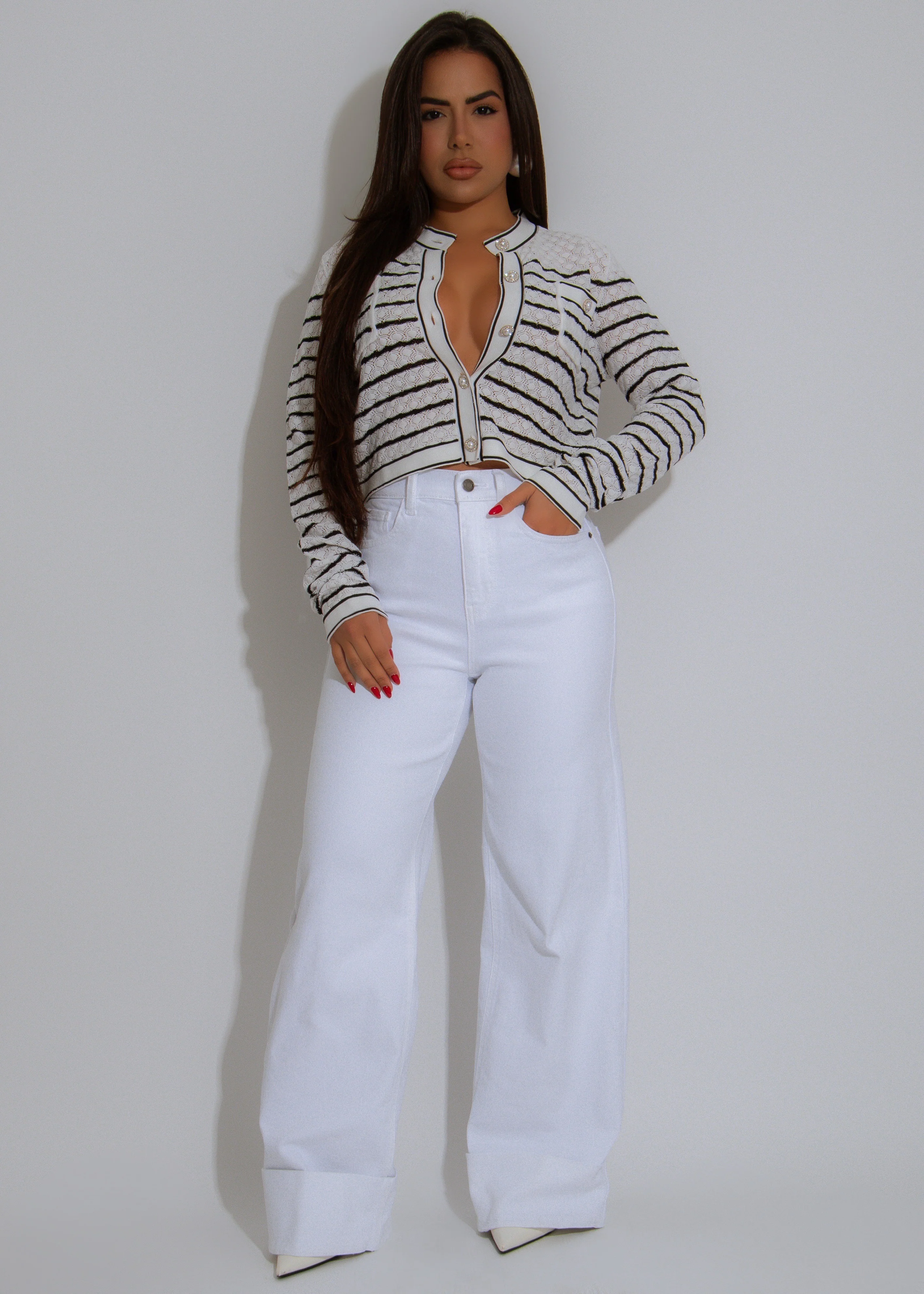 Fresh Frame Jeans White - Image 2