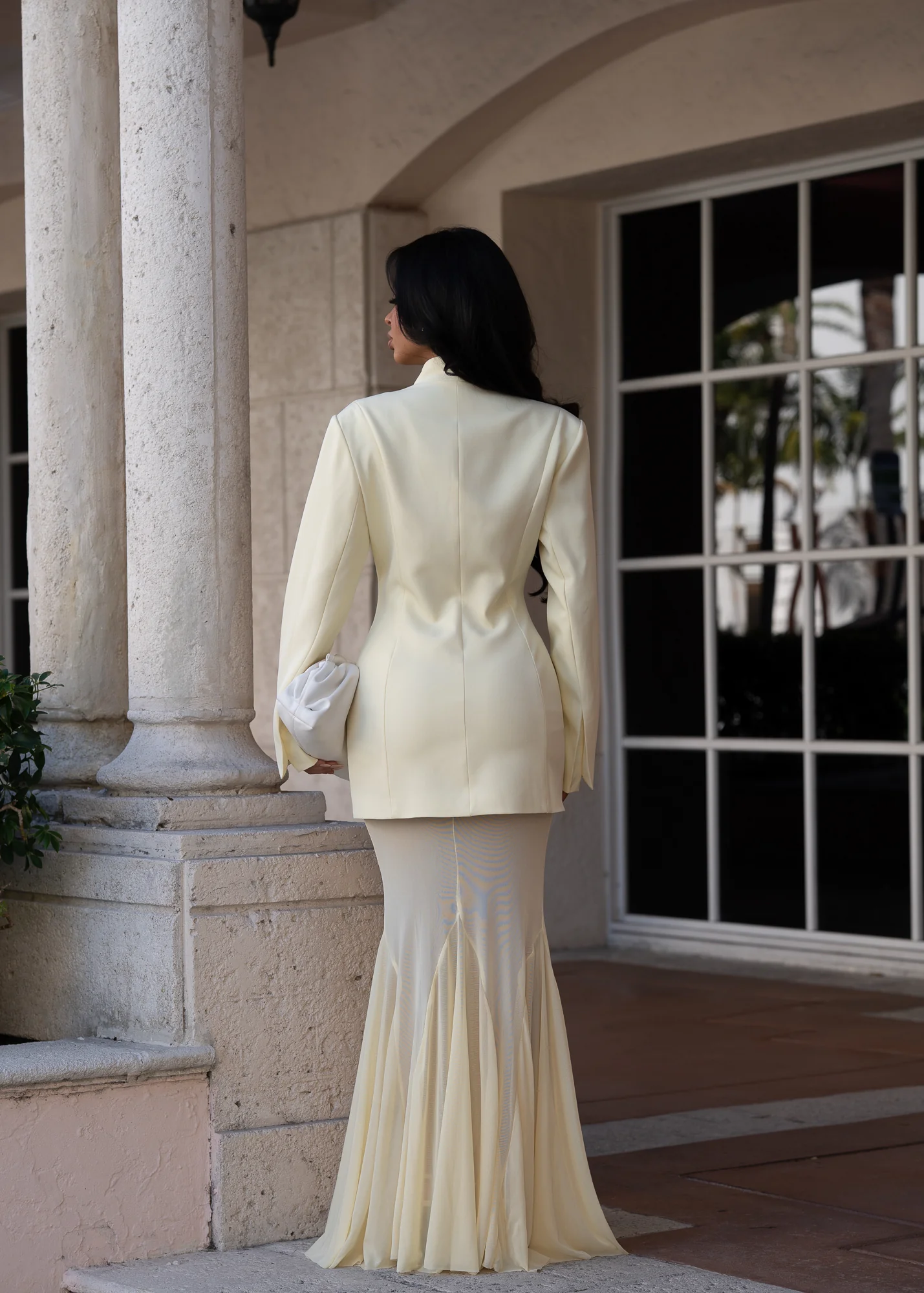Luxe Layers Mesh Skirt Set Yellow - Image 9