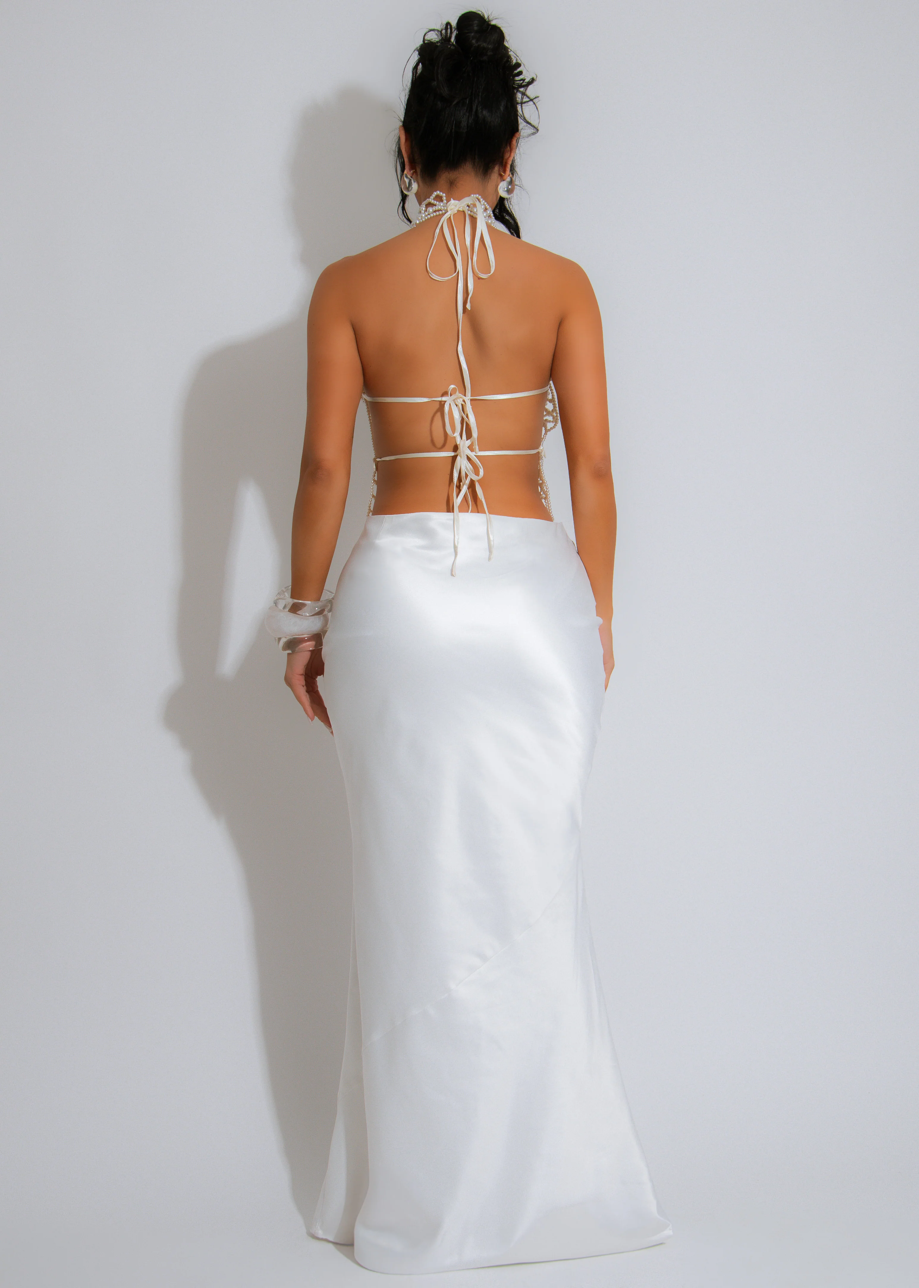 Sea Jewel Pearl Top White - Image 3