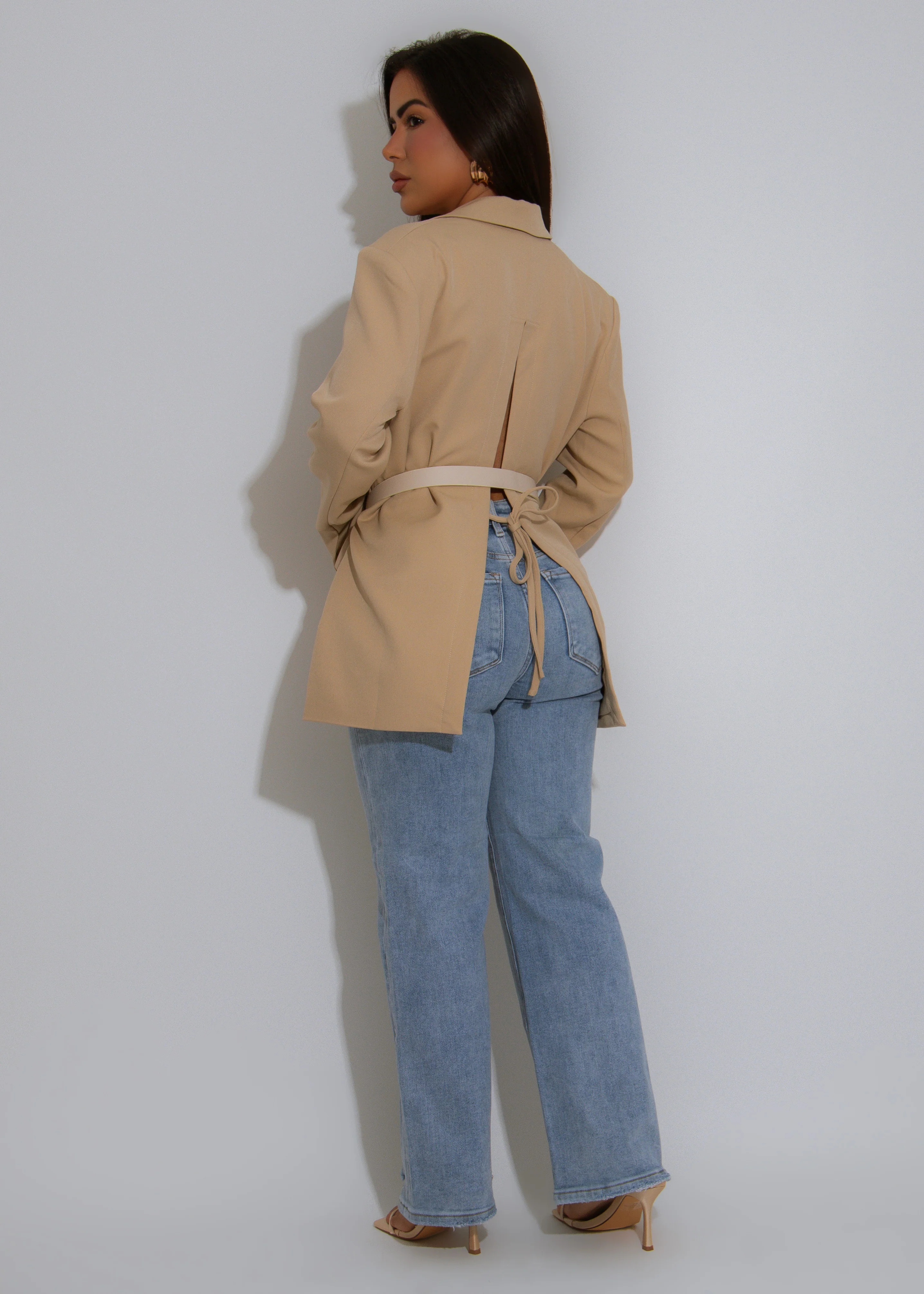Status Signal Blazer Nude - Image 4