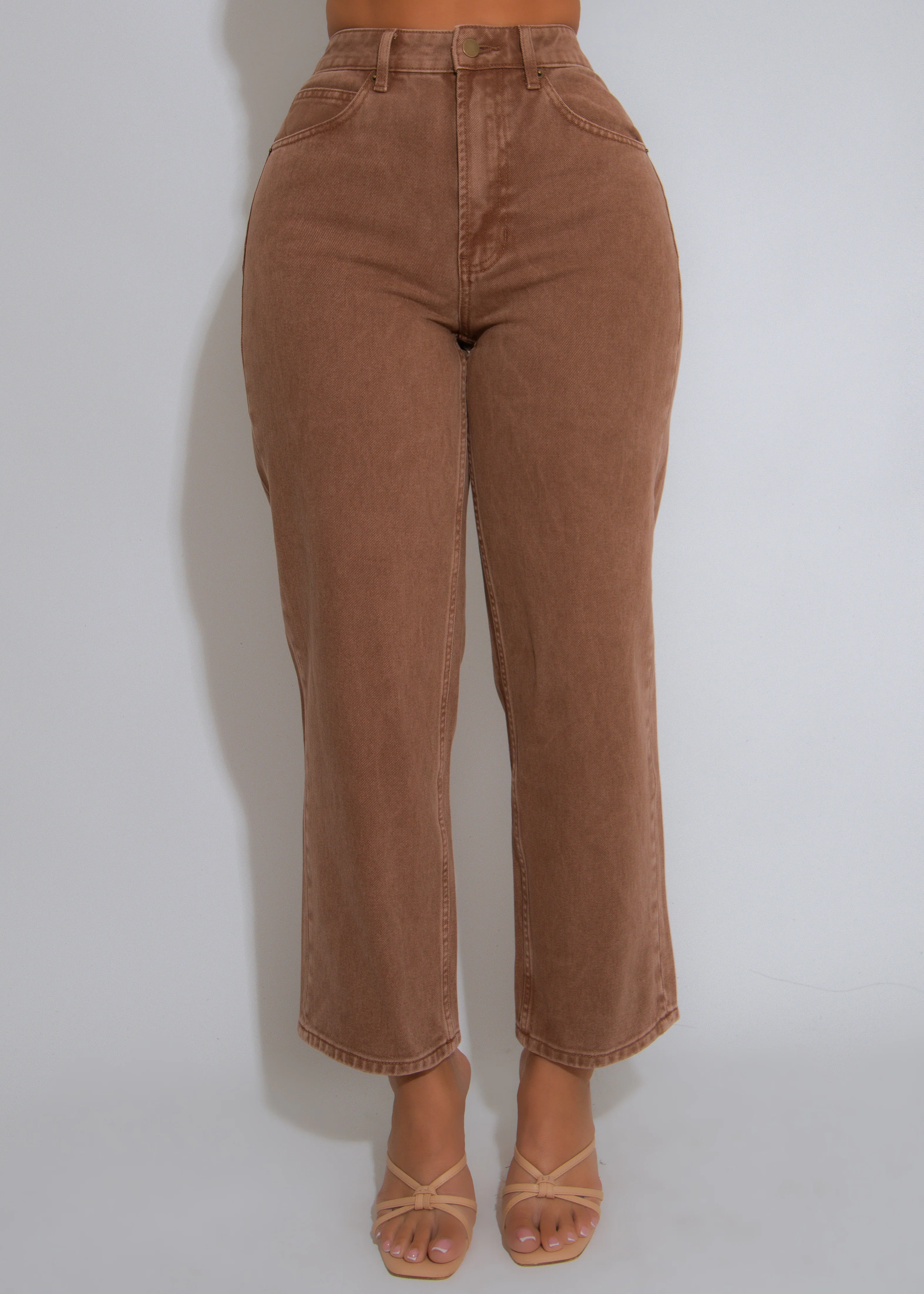Urban Edge Jeans Brown - Image 2