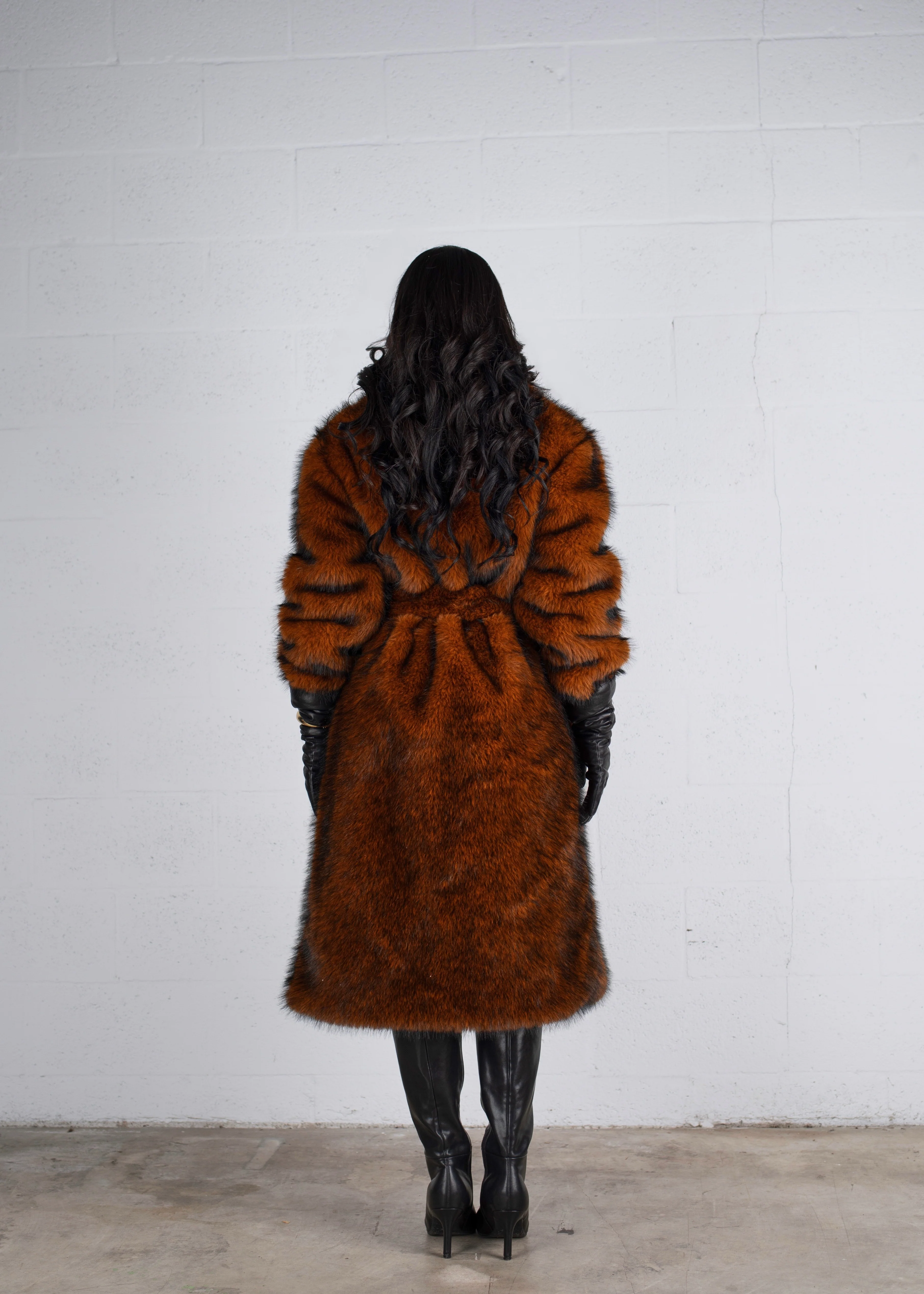 Winter Essential Faux Fur Hat Brown - Image 3
